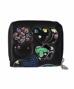 tsumori chisato CARRY tcパッチワーク ラウンドファスナー2つ折り財布