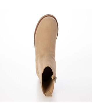 ing <ing>サイドゴアブーツ ベージュヌバック