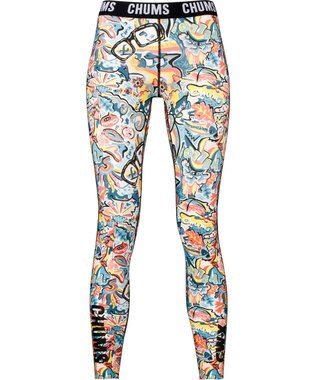 CW-X 【WOMEN】 レディススポーツタイツ CHUMS (チャムス)コラボ 脚スッキリ。動き軽やか。 吸汗速乾 LNY300 /ワコール ターコイズ