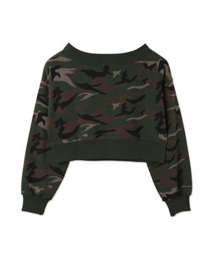 WEGO ワンポイントオフショルスウェット 柄1