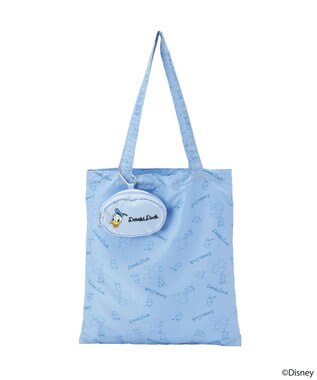 earth music&ecology 【予約】Disney/アソートポーチ付きエコバッグ ライトブルー