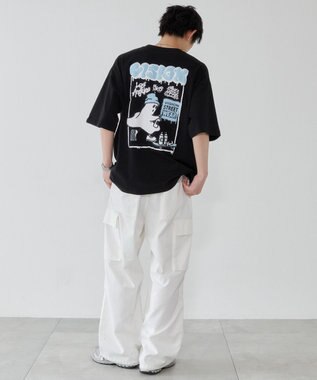 WEGO 【ユニセックス着用ITEM】別注VISIONグラフィックT（SS） ブラック