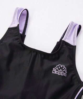 OP／FILA 【Kappa】スクール水着+Tシャツ付き　２点セット水着 パープル