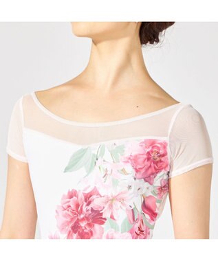 Chacott 【MAY NAGAHISA】キャップスリーブレオタード ラズベリープリント