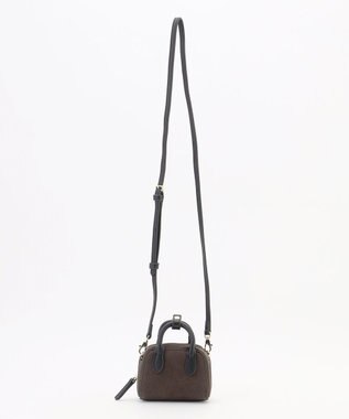 自由区 【SHIHOさん着用】スエードライクボストン バッグ スレート