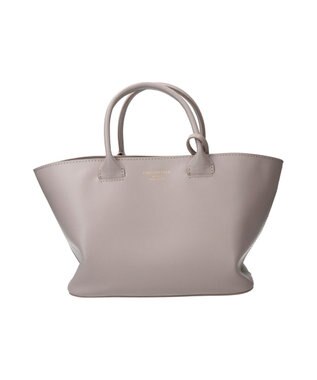 INTER-CHAUSSURES 【Christian Villa】ミディアムサイズベーシックハンドバッグ ライトグレー