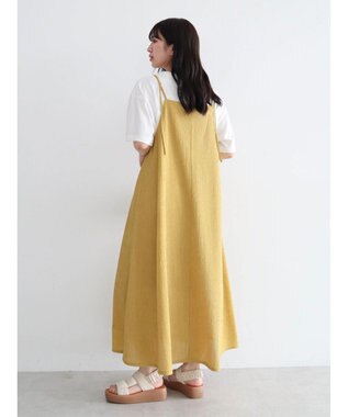 Green Parks BEST PRICE 表面感カットキャミワンピース Yellow