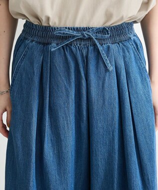Green Parks ライトデニムワイドパンツ Indigo