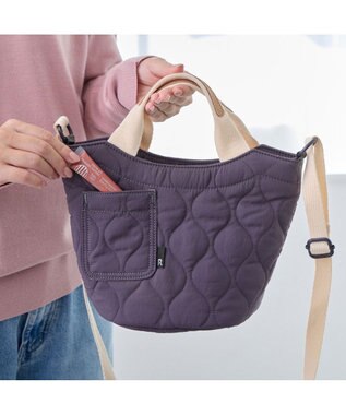 ROOTOTE 3632【軽量コンパクト】SN.べビール―.2way.ミリタリーキルト-A 01：グレー