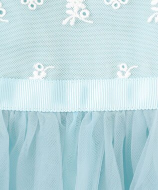 組曲 KIDS 【110-140㎝】ケープセット ドレス ミントグリーン