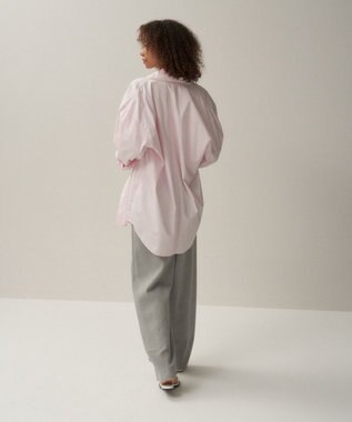 ATON GIZA BROAD | ウォッシュドシャツ - UNISEX PINK