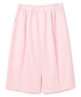 BEIGE， 【接触冷感/UVカット/洗える】YANN / ウエストゴムハーフタックパンツ Pink