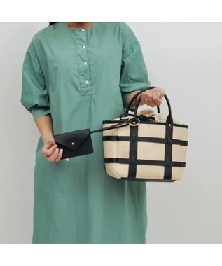 UNBILLION cachecache ポリプロピレンシートラティスバッグ ブラック