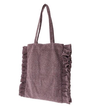 Green Parks ・ＱＵＯＮ　ラメフリルシンプルトート Pink