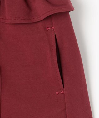 組曲 KIDS 【110-140㎝】ソフトストレッチ ショートパンツ ボルドー