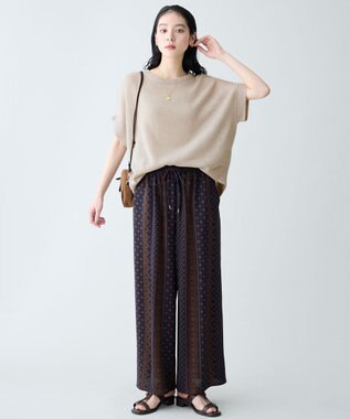 ANY ライトブッチャーリラックスパンツ ネイビー系