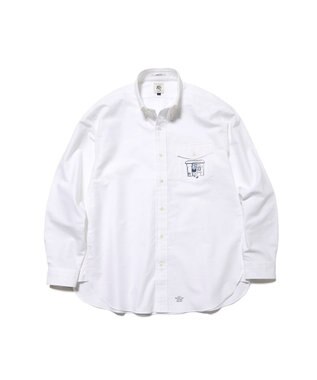 J.PRESS MEN 【AaronChang】【UNISEX】コットンダンガリー シャツ / B.D. / Baggy-Fit