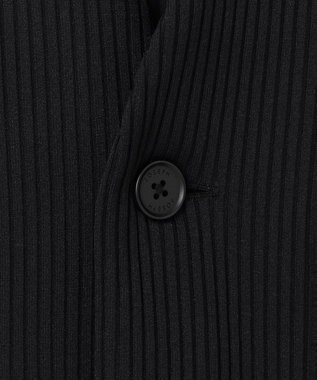 JOSEPH HOMME テックリブストレッチ ノーカラー・カットソージャケット ブラック系