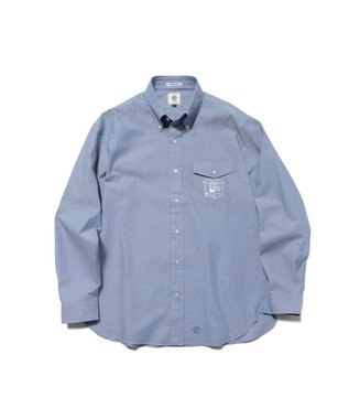 J.PRESS MEN 【AaronChang】【UNISEX】コットンダンガリー シャツ / B.D. / Baggy-Fit
