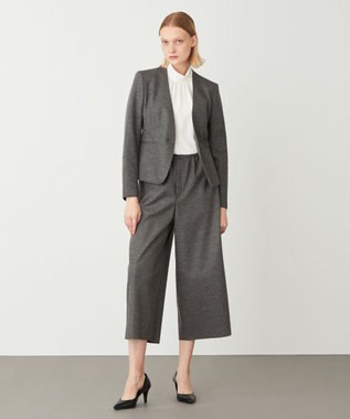 BEIGE， CORBY / ノーカラージャケット C Gray