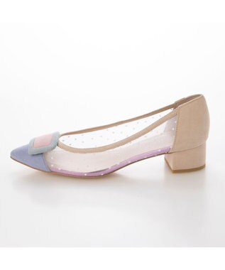 MODE ET JACOMO <MODE ET JACOMO>バックルチュールパンプス ミックス