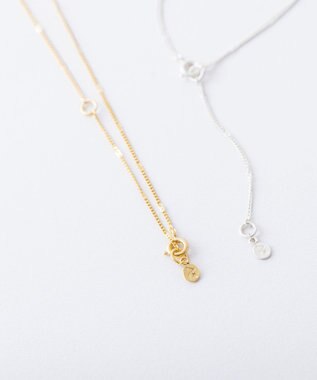 Pisceans クラウドプレートネックレス マットゴールド