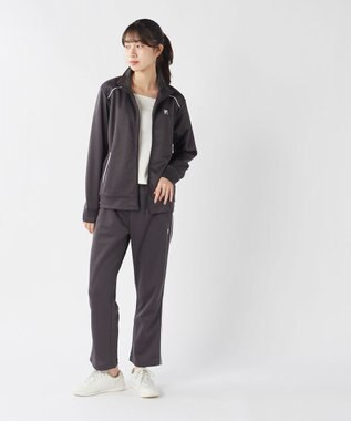 FILA GOLF／marie claire 【FILA GOLF】イージーフィットロングパンツ チャコールグレー