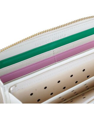 tsumori chisato CARRY ナチュラルラブ 財布 長財布 ラウンドファスナー ホワイト