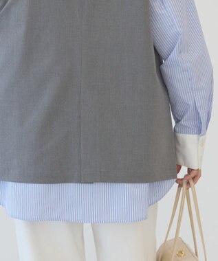 AMERICAN HOLIC Ｖネックジレ Gray Mixture