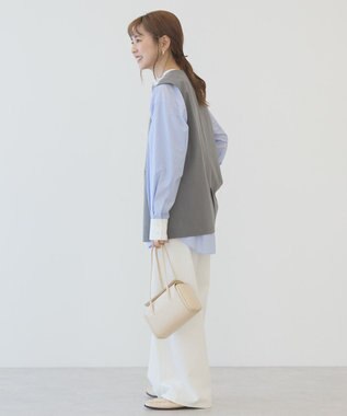 AMERICAN HOLIC Ｖネックジレ Gray Mixture