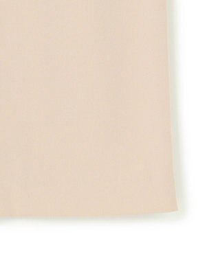 BEIGE， 【洗える・L-size】CINDY / クルーネックドレス Sheer Orange × White