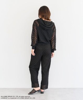 Green Parks ■ＬＯＶＥＢＯＡＴ　フラワーメッシュパンツ Black