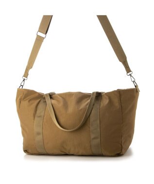 UNBILLION cachecache パッカブルナイロンボストンバッグ ベージュ