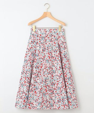 組曲 【23AW】フラワープリント ドラマティック スカート ピンク系5