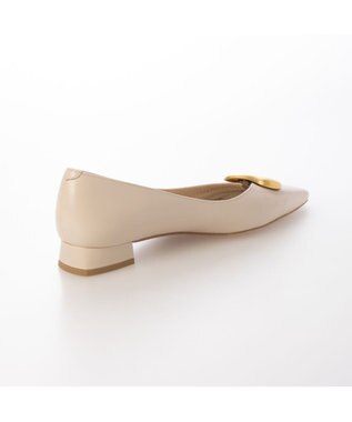 MODE ET JACOMO <MODE ET JACOMO>メタルフラットパンプス アイボリー