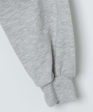 WEGO ショートジップパーカー 杢グレー