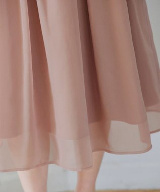 Tiaclasse 【新色追加】シフォンワンピース チャコールグレー