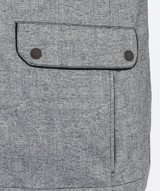 JOSEPH ABBOUD 【キングサイズ】DSDスラブジャガード ライナー付き ブルゾン ライトグレー系