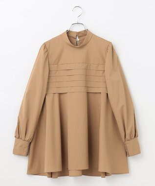 #Newans 【ANSWER for Co-Creation】ラインデザインチュニック キャメル系