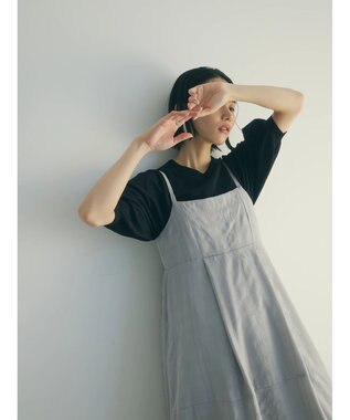 Green Parks ａ．バックギャザーキャミワンピース Light Gray