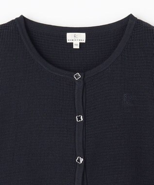 組曲 KIDS 【150-160㎝】クラシカルニット ジャケット ネイビー