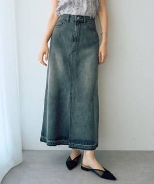 YECCA VECCA ロングデニムスカート