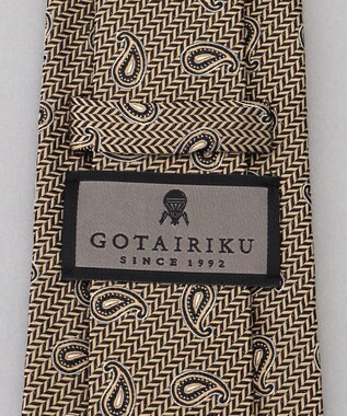 GOTAIRIKU GOTAIRIKU別注【日本製】シルク ネクタイ_小紋柄 ブラウン系8