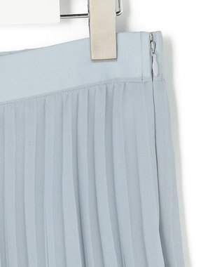 ICB ライトジョーゼットプリーツ スカート スモーキーサックス