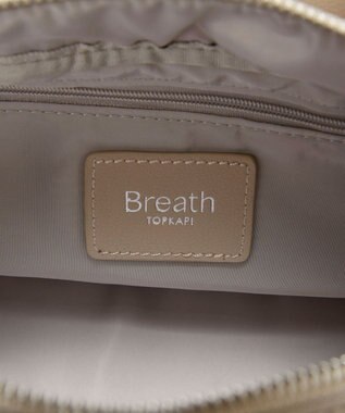 TOPKAPI 【Breath TOPKAPI】防水ナイロン レザーコンビ ミニトート ショルダーバッグ ベージュ