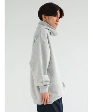 CRAFT STANDARD BOUTIQUE 【男女兼用】裏起毛タートルスウェット Gray Mixture