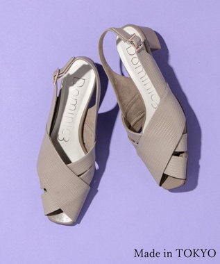 Dominic3 クロスベルト バックストラップ レザーサンダル