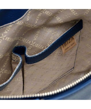 IBIZA リンピード　牛革　2WAYバッグ ライトグレー