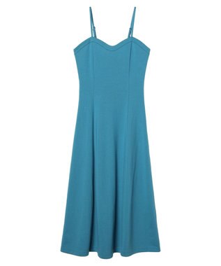 earth music&ecology スウェットキャミワンピース Blue Green