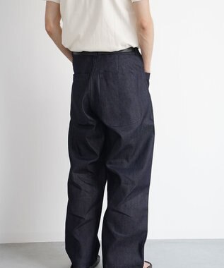 WHITE MAILS 【UNISEX】 SELVEDGE DENIM WIDE デニムパンツ コン
